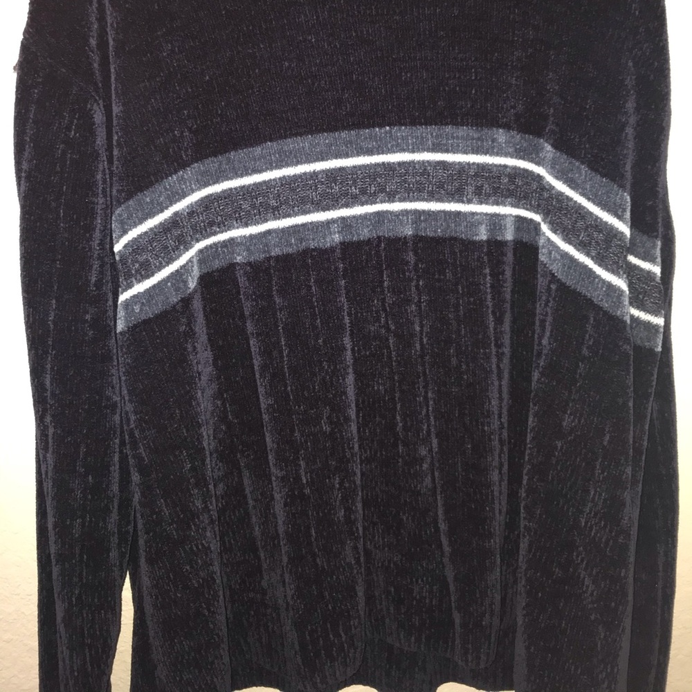 Striped crew neck sweater